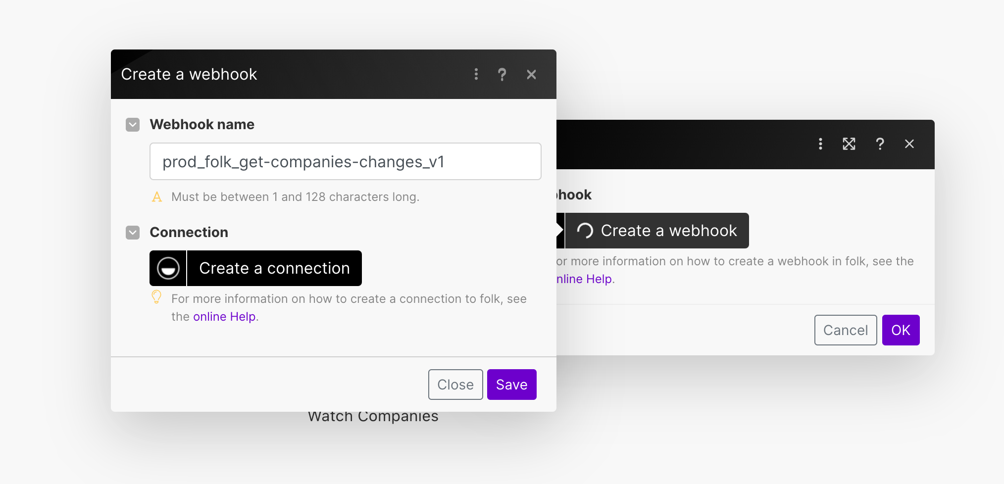 Webhook labelling 2